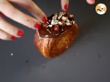 Tappa 11 - Girelle di sfoglia lievitata con crema pasticcera e cioccolato