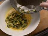 Tappa 5 - Carbonara vegetariana con zucchine