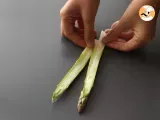 Tappa 1 - Involtini di pasta sfoglia con asparagi e prosciutto