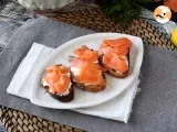Tappa 4 - Bruschette al salmone affumicato e formaggio fresco