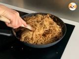 Tappa 5 - Noodles vegetariani con proteine di soia testurizzate