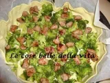 Tappa 4 - Torta salata con broccoletti e salsiccia