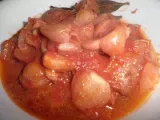Tappa 1 - Lampascioni Lucani con pomodoro e salsiccia