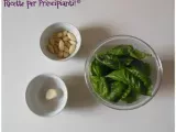 Tappa 1 - Pesto al basilico e mandorle con semi di lino (vegano)