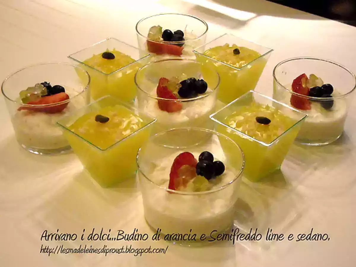 A cena da Irene e Andrea - Semifreddo lime e sedano