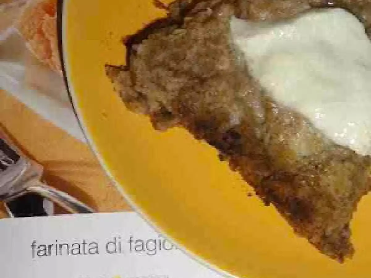 Abbecedario culinario: Farinata di fagioli