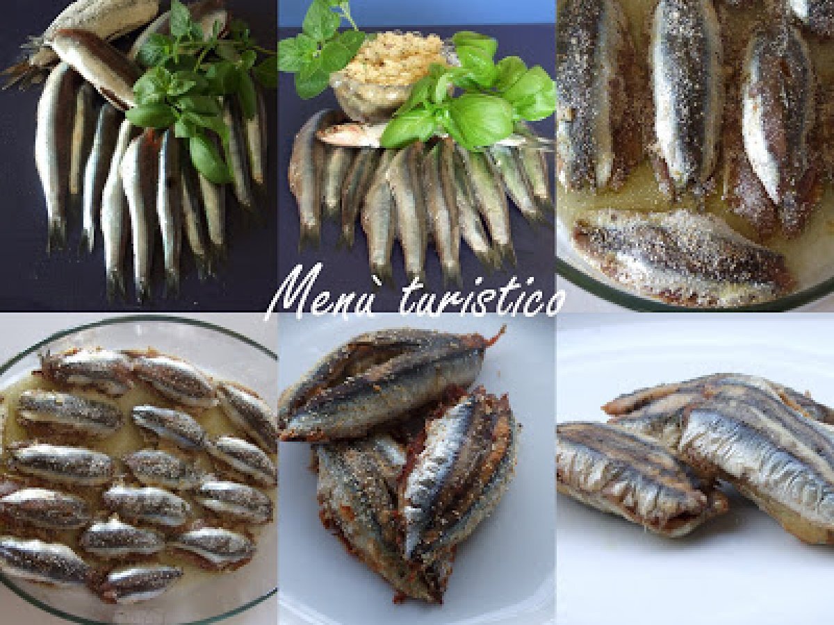 Acciughe ripiene fritte o al forno