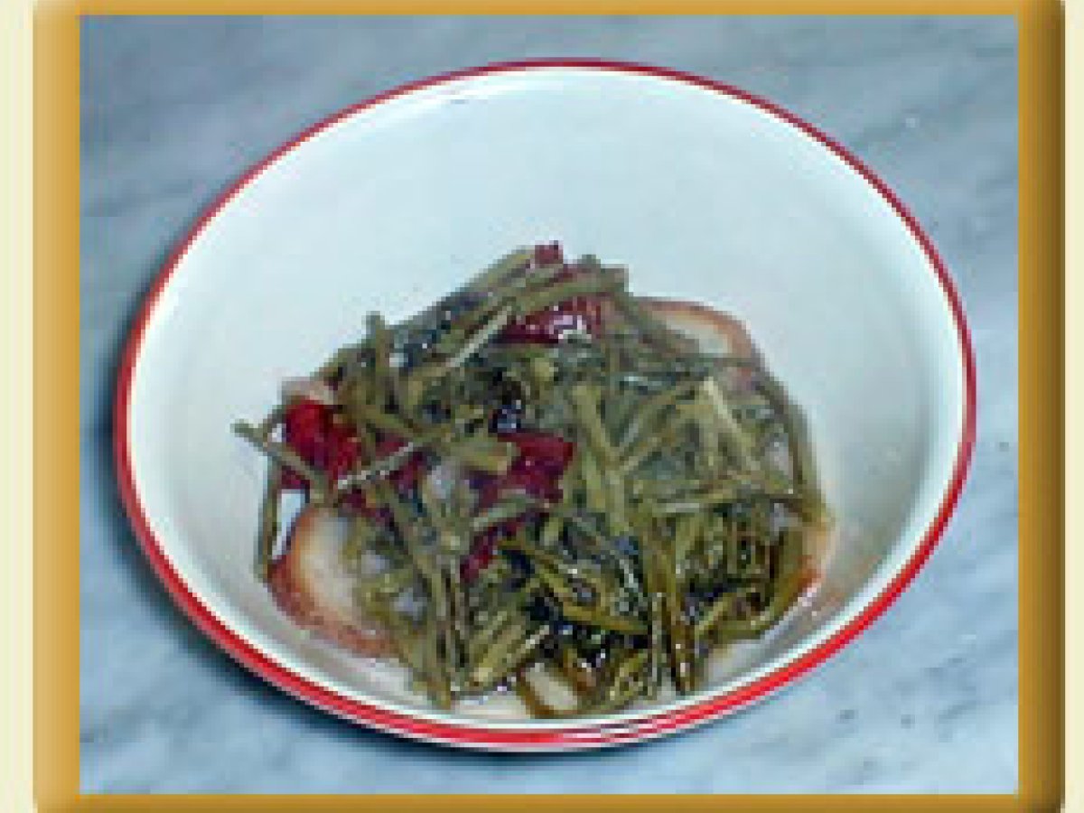 Acquacotta con asparagi selvatici