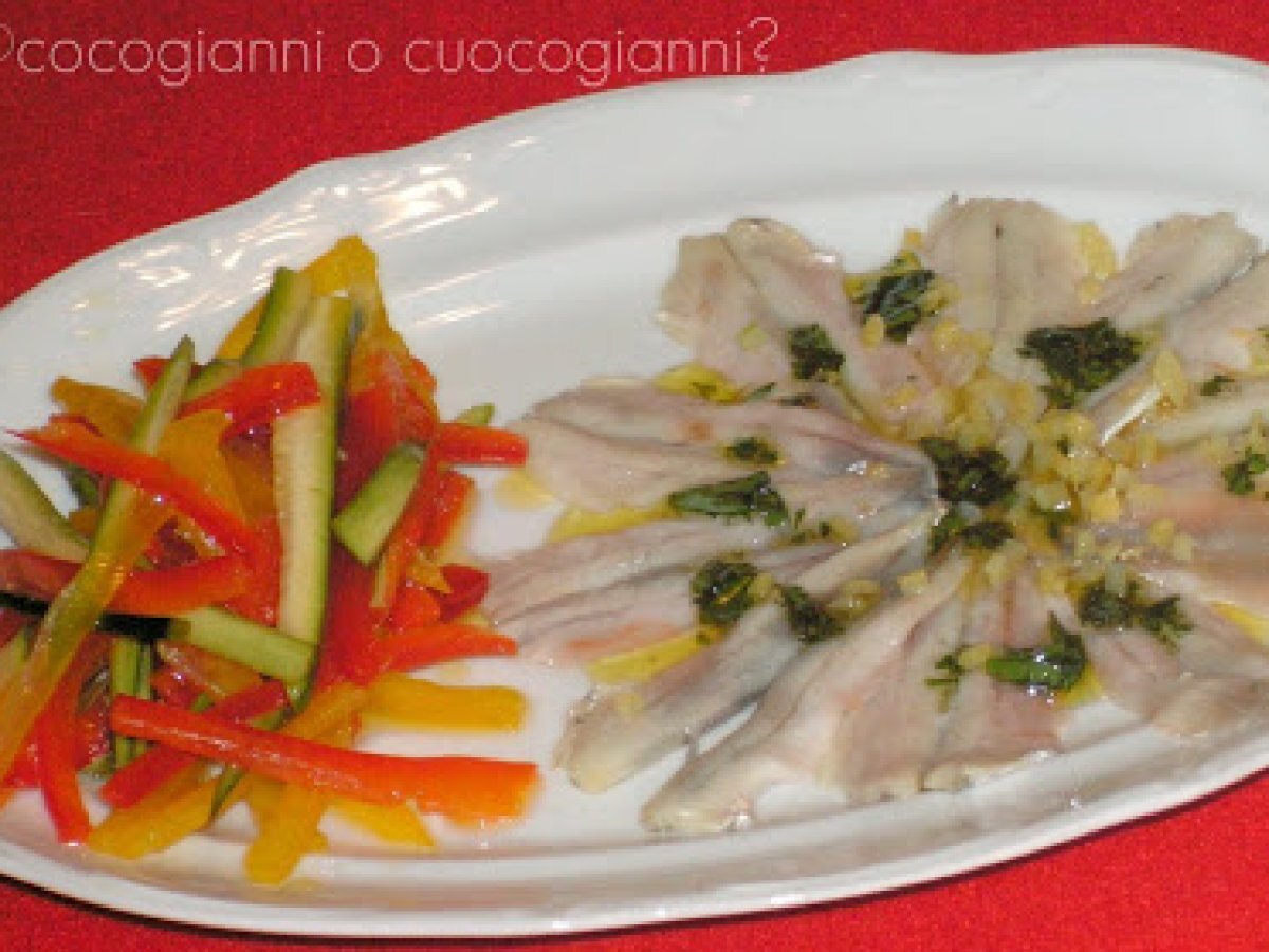 ALICI E VERDURE MARINATE