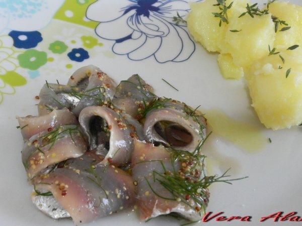 Alici Marinate con birra e aneto