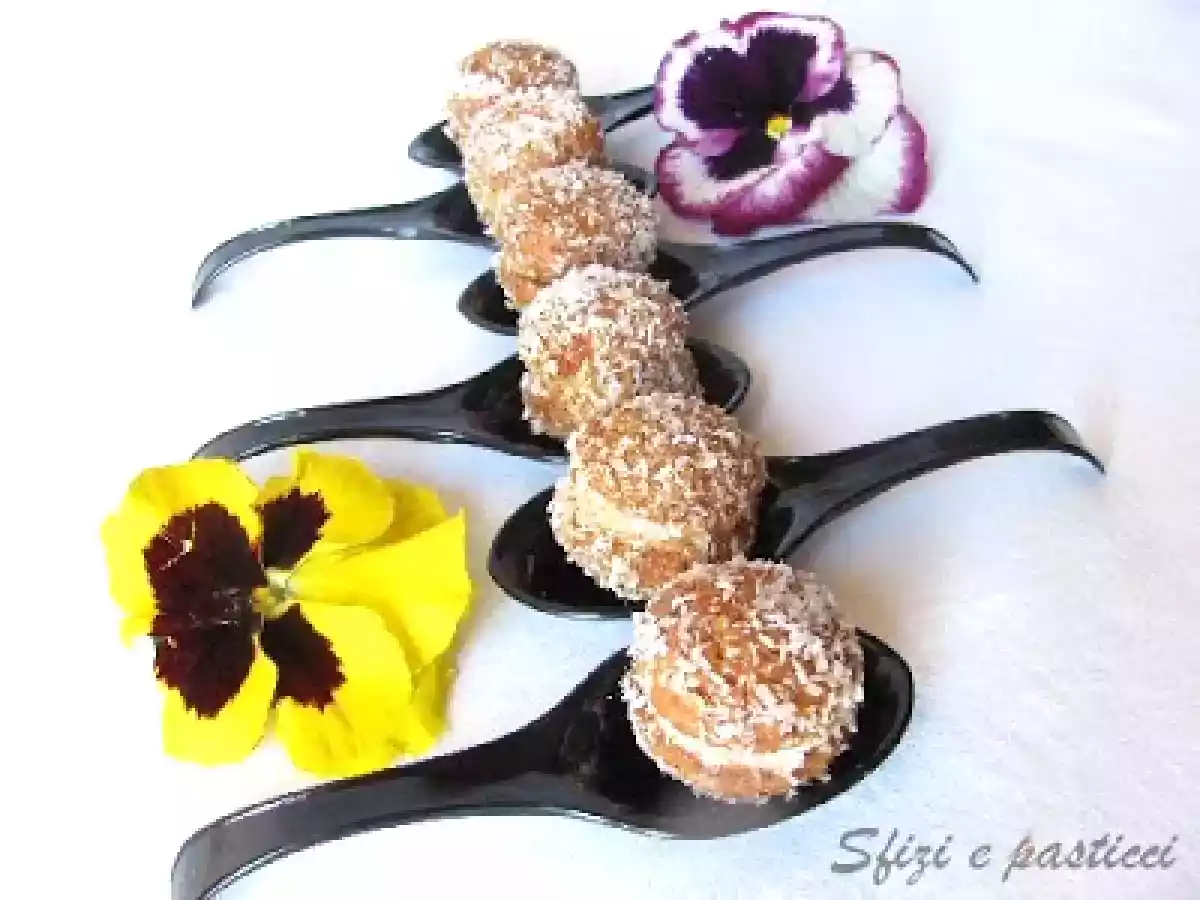 Amaretti con mascarpone e cocco - foto 3