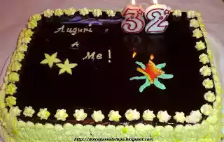 Ancora torta con glassa a specchio