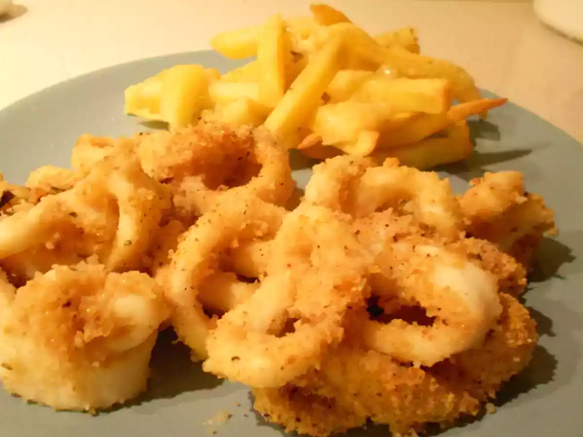 Anelli di totano gratinati al forno