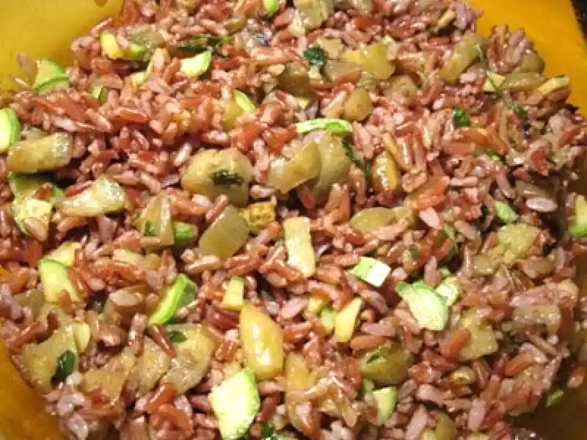 Anello di riso bicolore alle verdure - foto 5