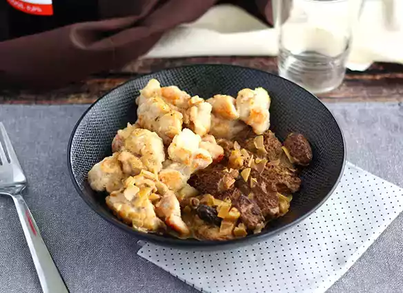 Animelle di vitello con funghi