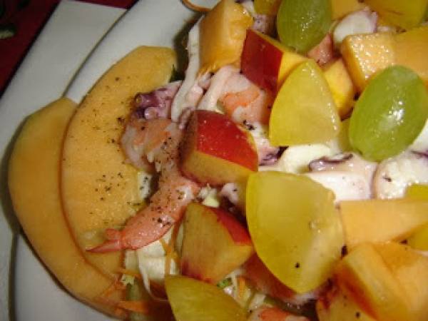 Antipasto di mare alla catalana (con frutta)