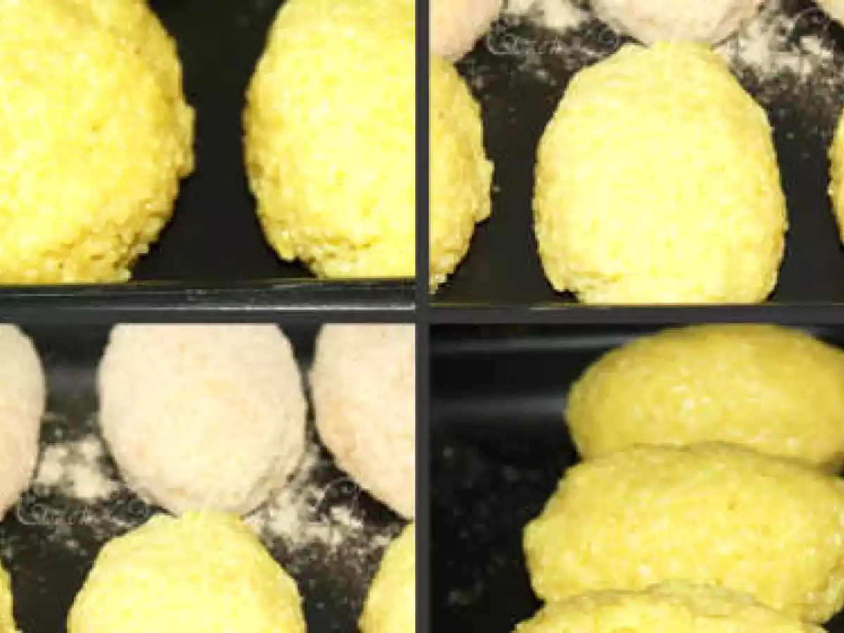 Arancine al burro, pistacchio e cioccolato. - foto 3