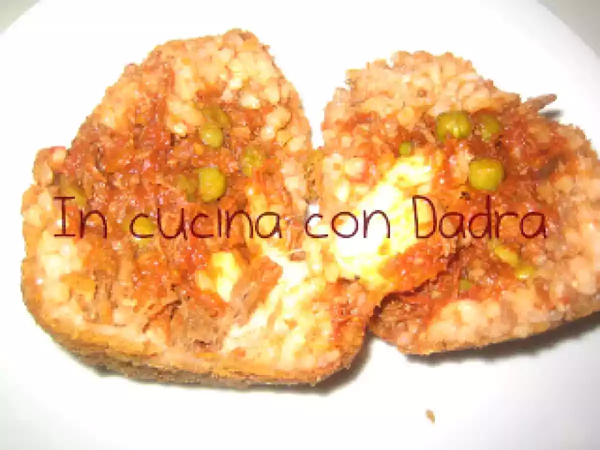 Arancini al sugo, ricetta catanese