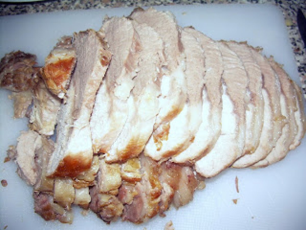 Arista di maiale con le mele, foto 2
