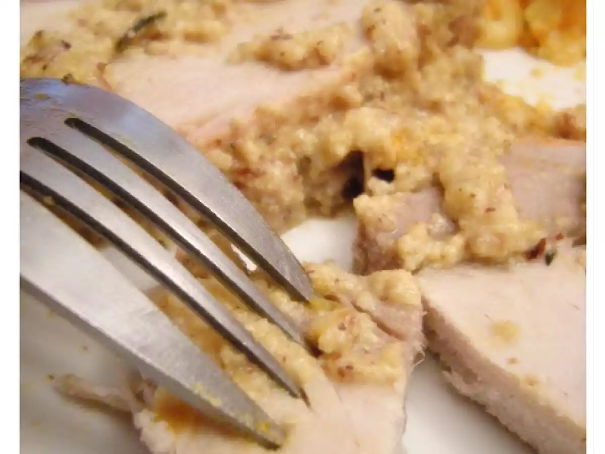 Arista di maiale in salsa alle nocciole - foto 3