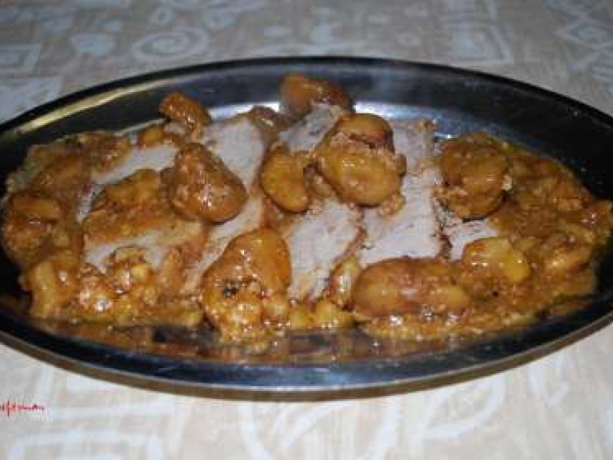 ARROSTO CON CASTAGNE