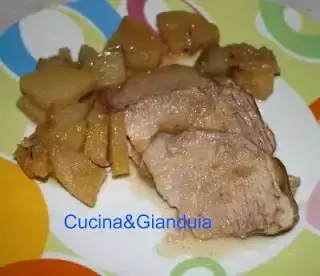 Arrosto di coppa di maiale con patate