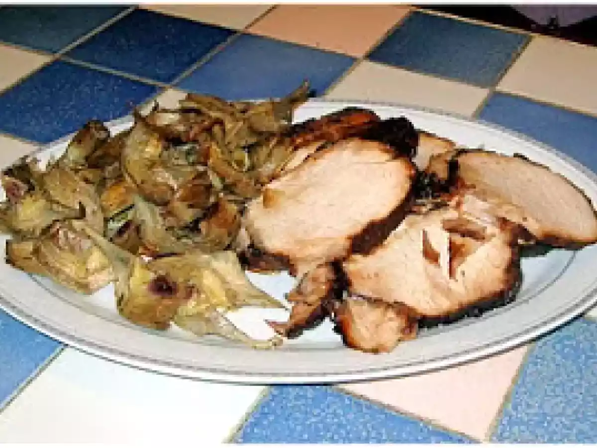 Arrosto di maiale caramellato al miele