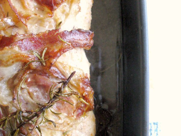 ARROSTO DI TACCHINO ALLA SENAPE E PANCETTA, foto 2