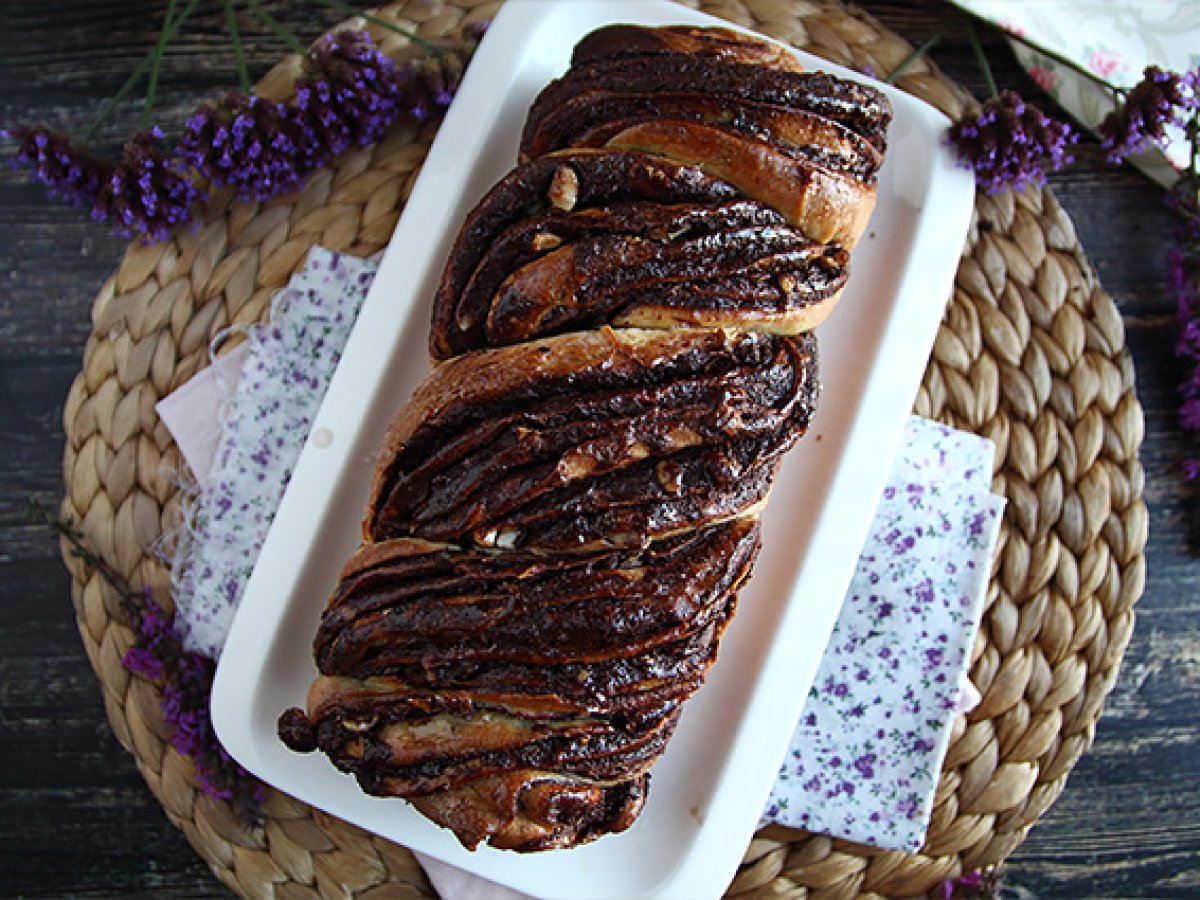 Babka con cioccolato e nocciole - foto 3