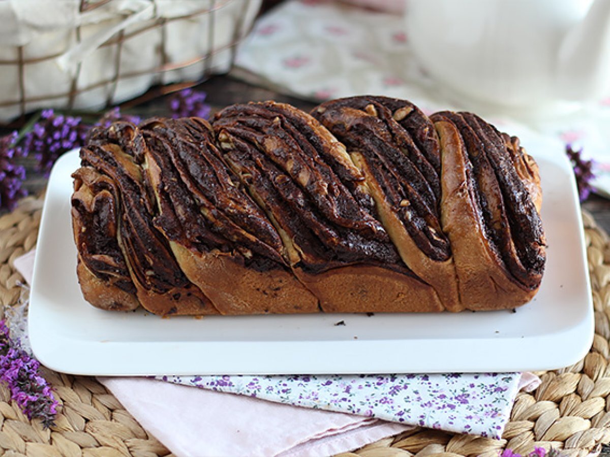 Babka con cioccolato e nocciole - foto 4