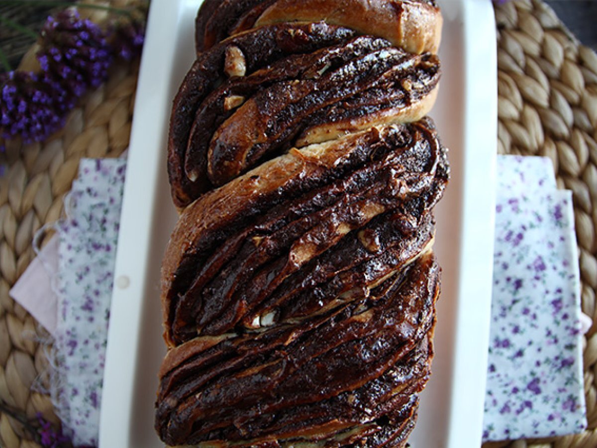 Babka con cioccolato e nocciole - foto 6