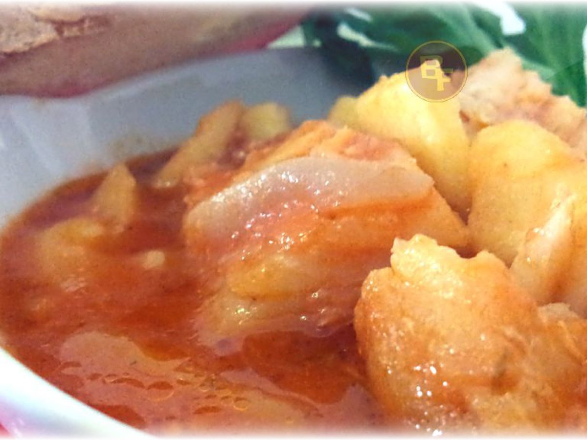 Baccalà in umido con patate