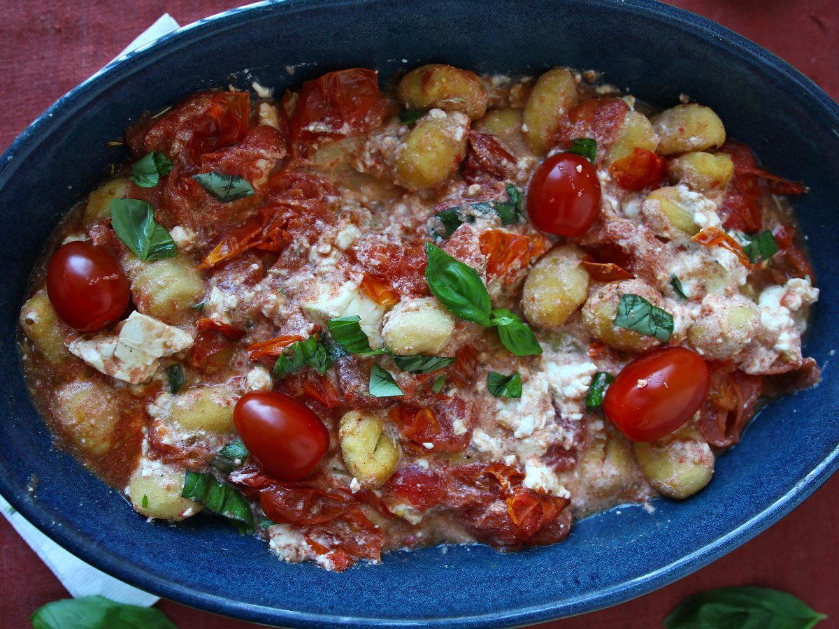 Baked feta gnocchi in friggitrice ad aria, un piatto super veloce per pranzo o per cena! - foto 3