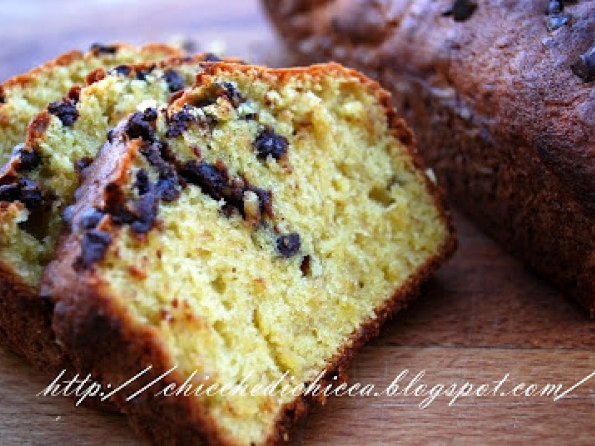 Banana Bread con Gocce di Cioccolato