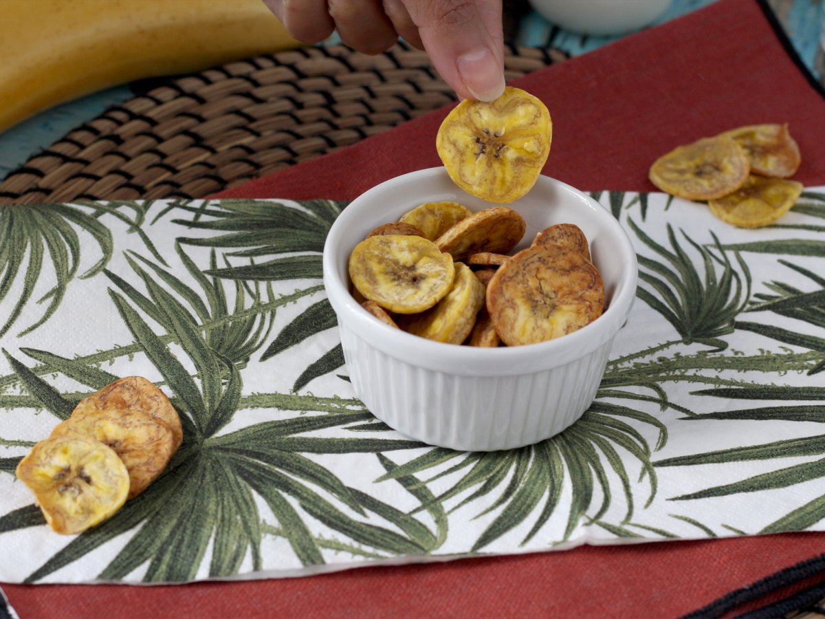 Banane fritte in friggitrice ad aria - foto 3