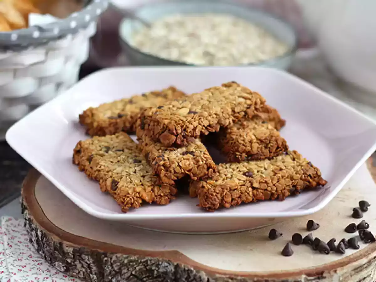 Barrette di avena e mandorle