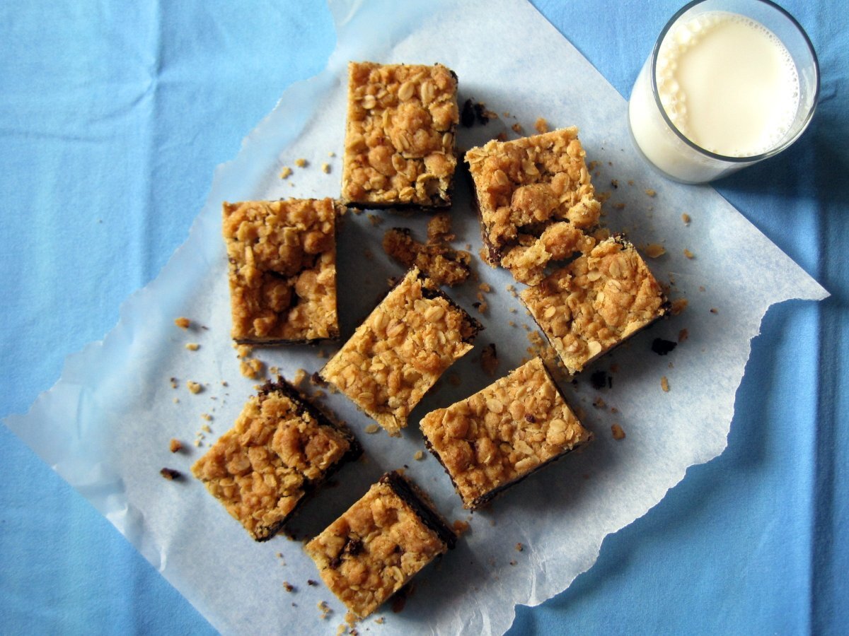 Barrette di fudge all' avena