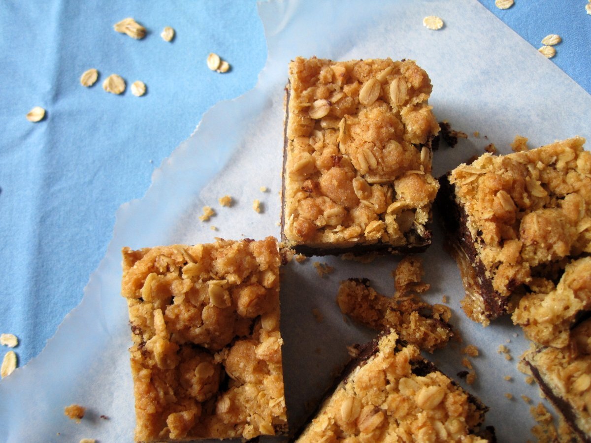 Barrette di fudge all' avena - foto 5