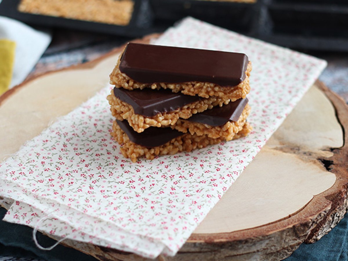 Barrette di riso soffiato e cioccolato - foto 4