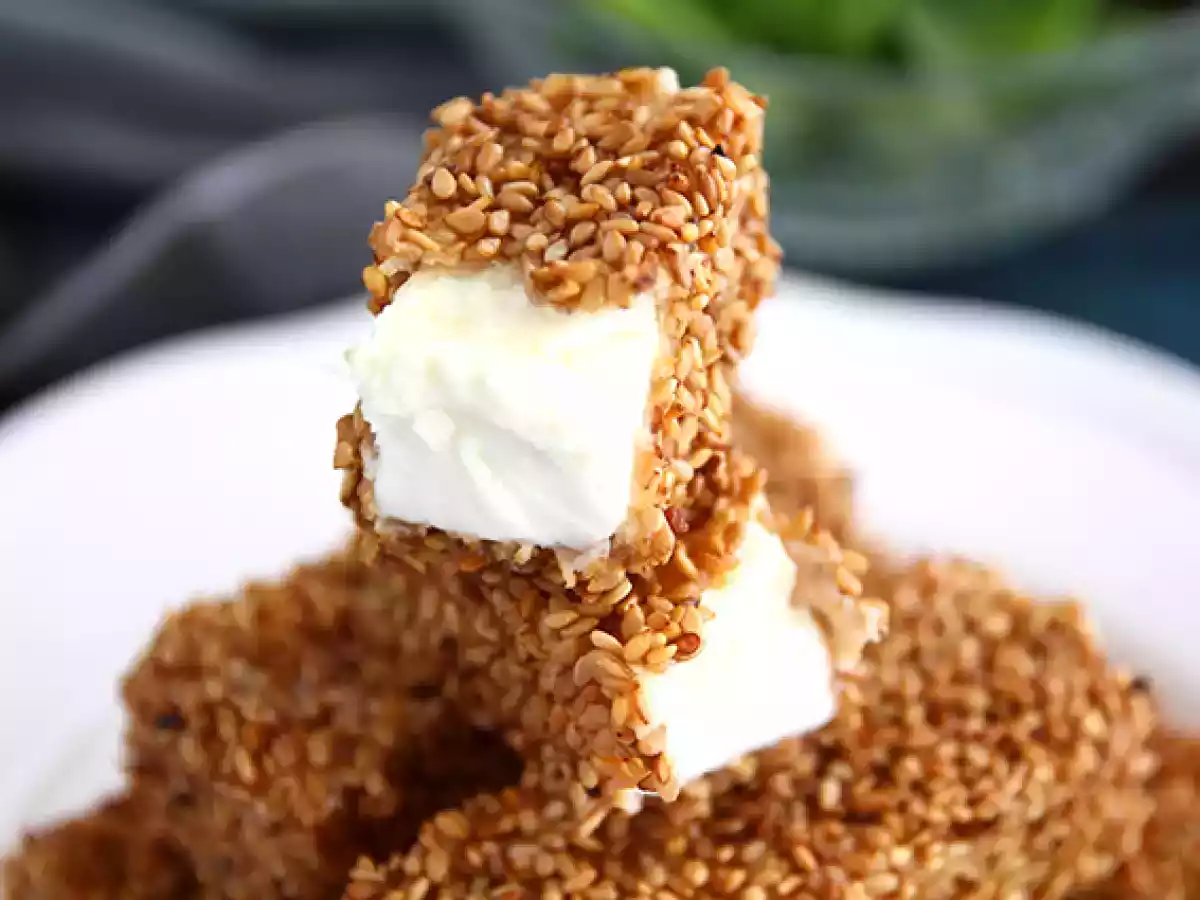 Bastoncini di feta al sesamo - foto 4