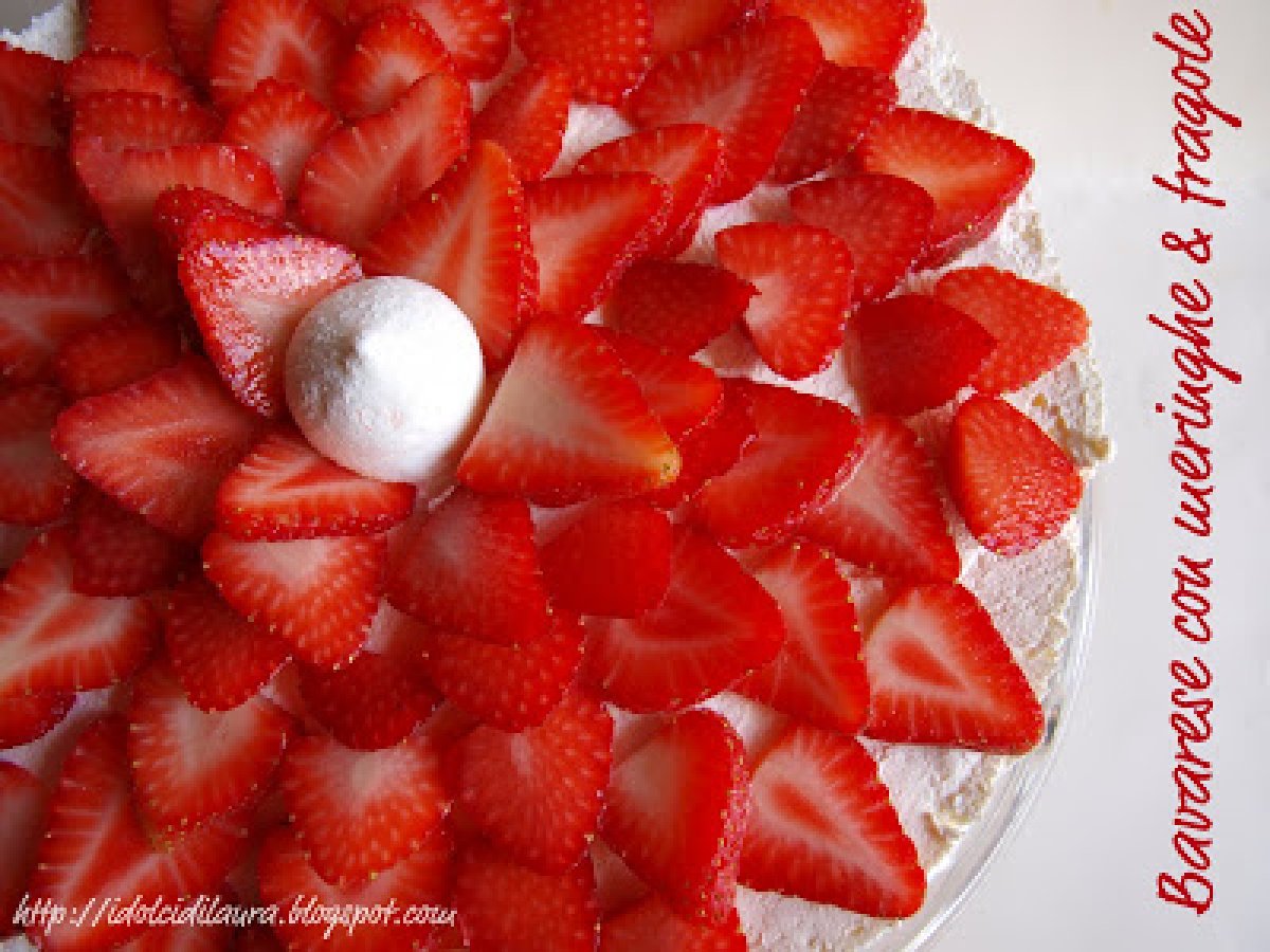 Bavarese con meringhe & fragole, foto 2