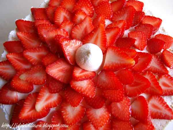 Bavarese con meringhe & fragole, foto 3