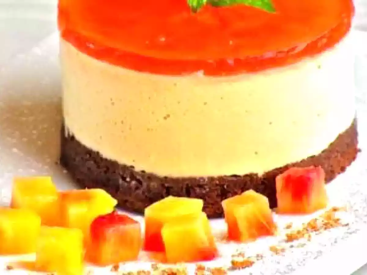 Bavarese di pesche al Moscato - foto 2