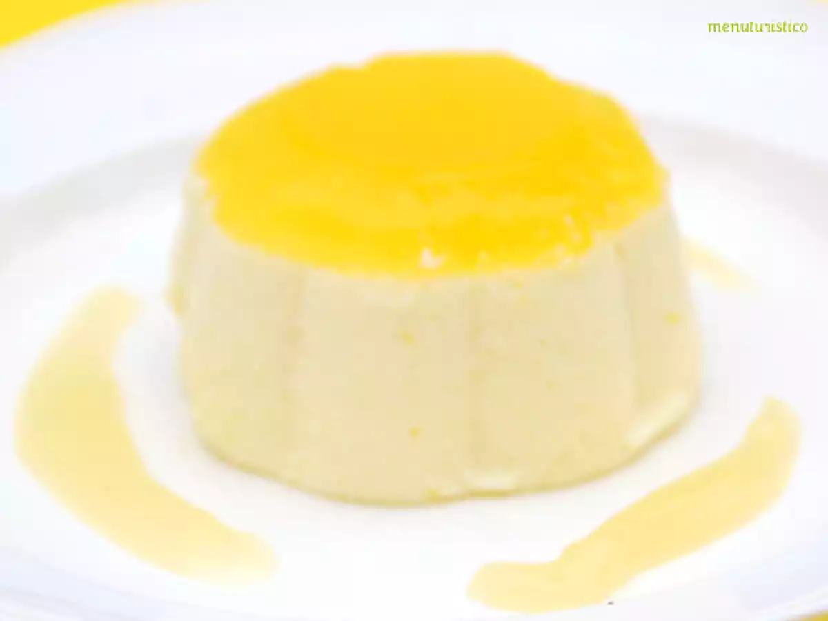 Bavarois alla vaniglia con gelatina e salsa di mandarino - foto 2