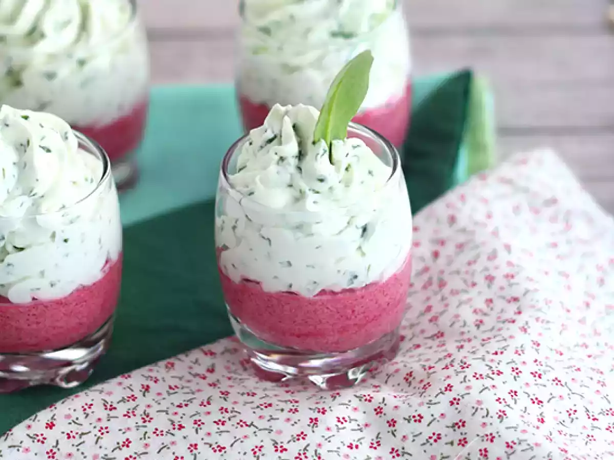 Bicchierini di barbabietola e mousse di rucola - foto 2