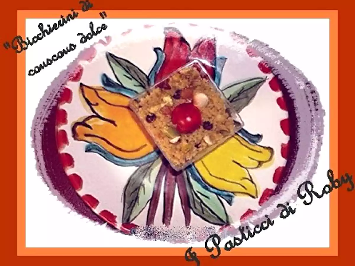 BICCHIERINI DI COUS-COUS DOLCE