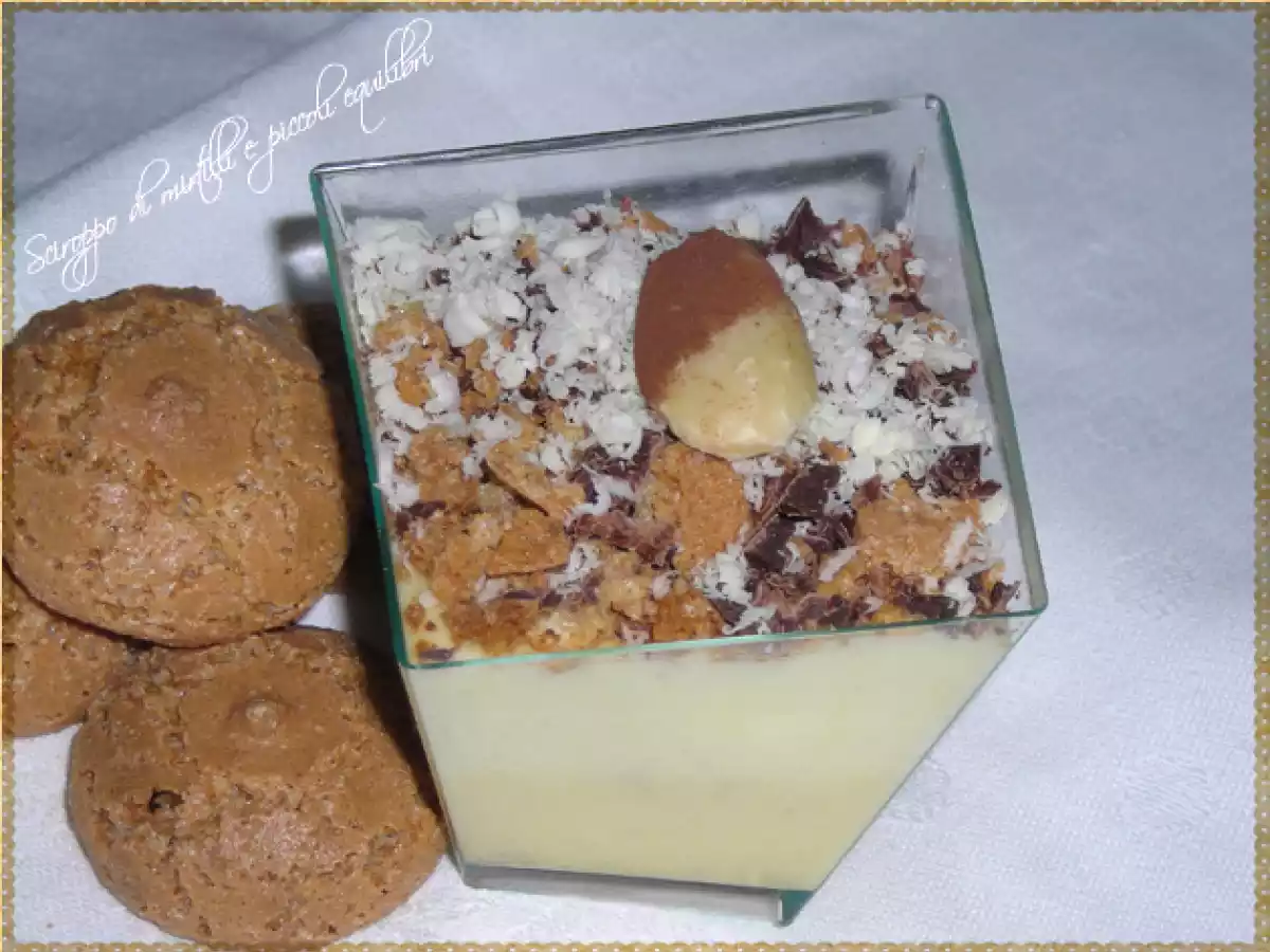 Bicchierini di crema al mascarpone ed amaretti