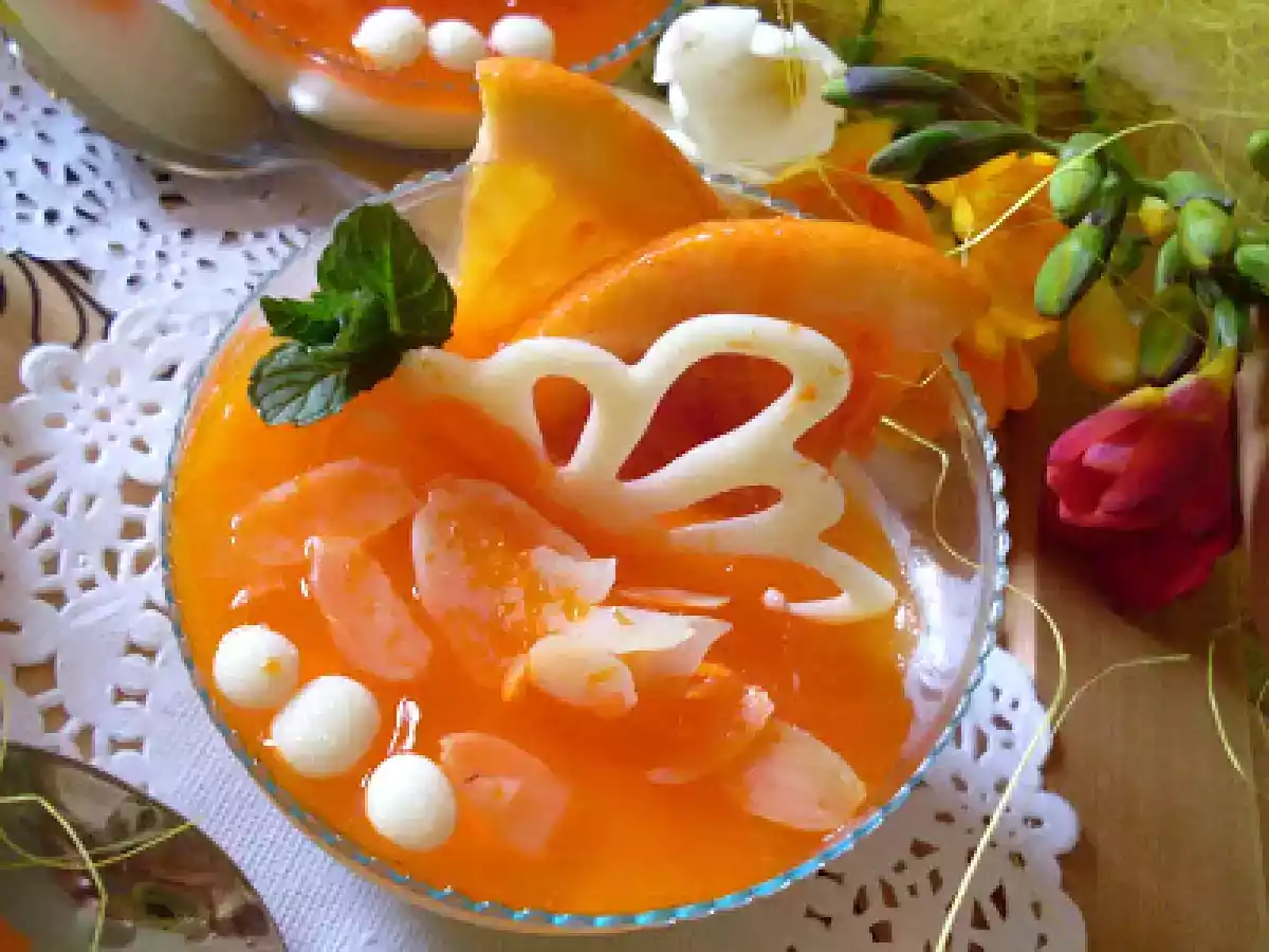 Bicchierino all'Arancia (simil-bavarese)