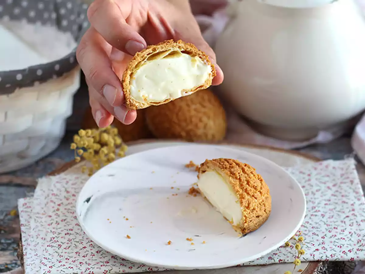 Bignè craquelin alla vaniglia - foto 3