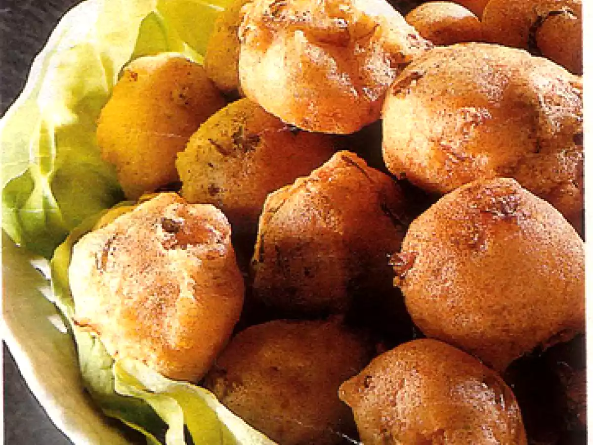 Bigné di verdura fritti